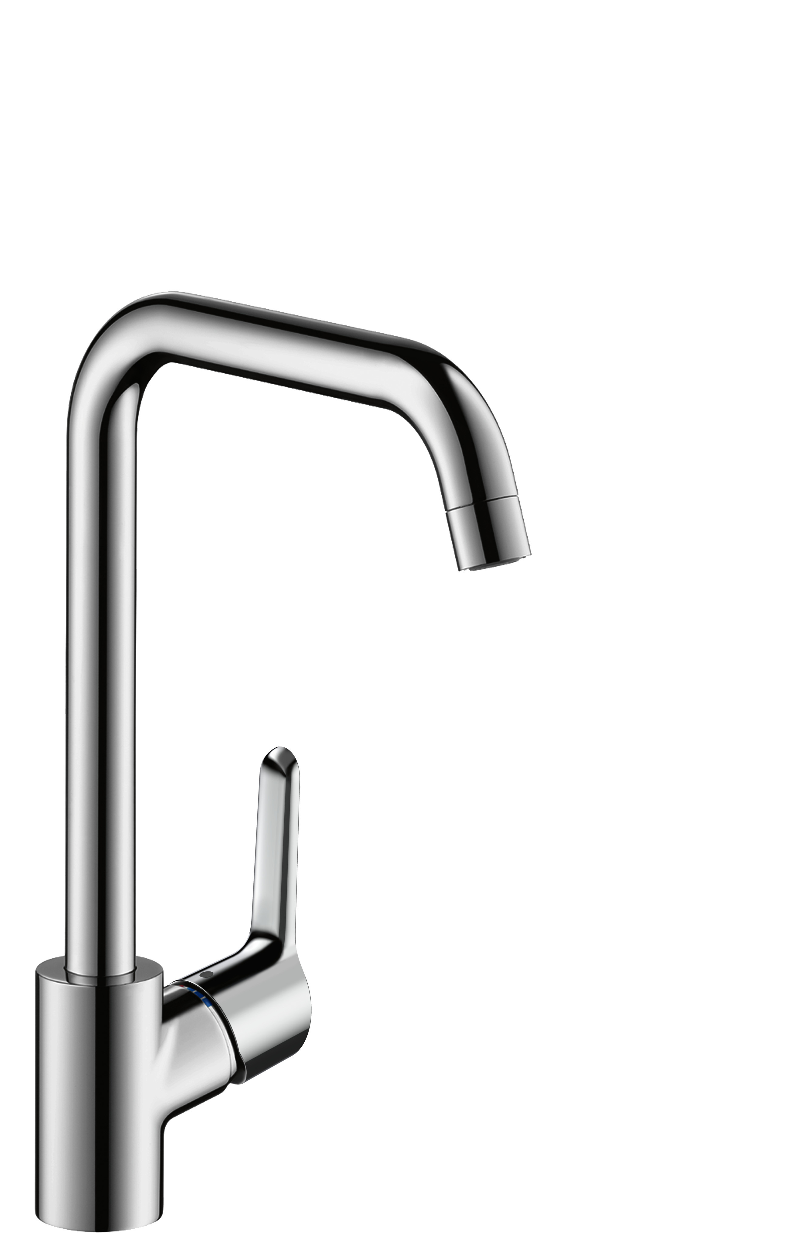 Bateria kuchenna stojąca 1jet HANSGROHE VITALLE TICA 1-uchwytowa 1-otworowa chrom z obrotową wylewką  | 14905000