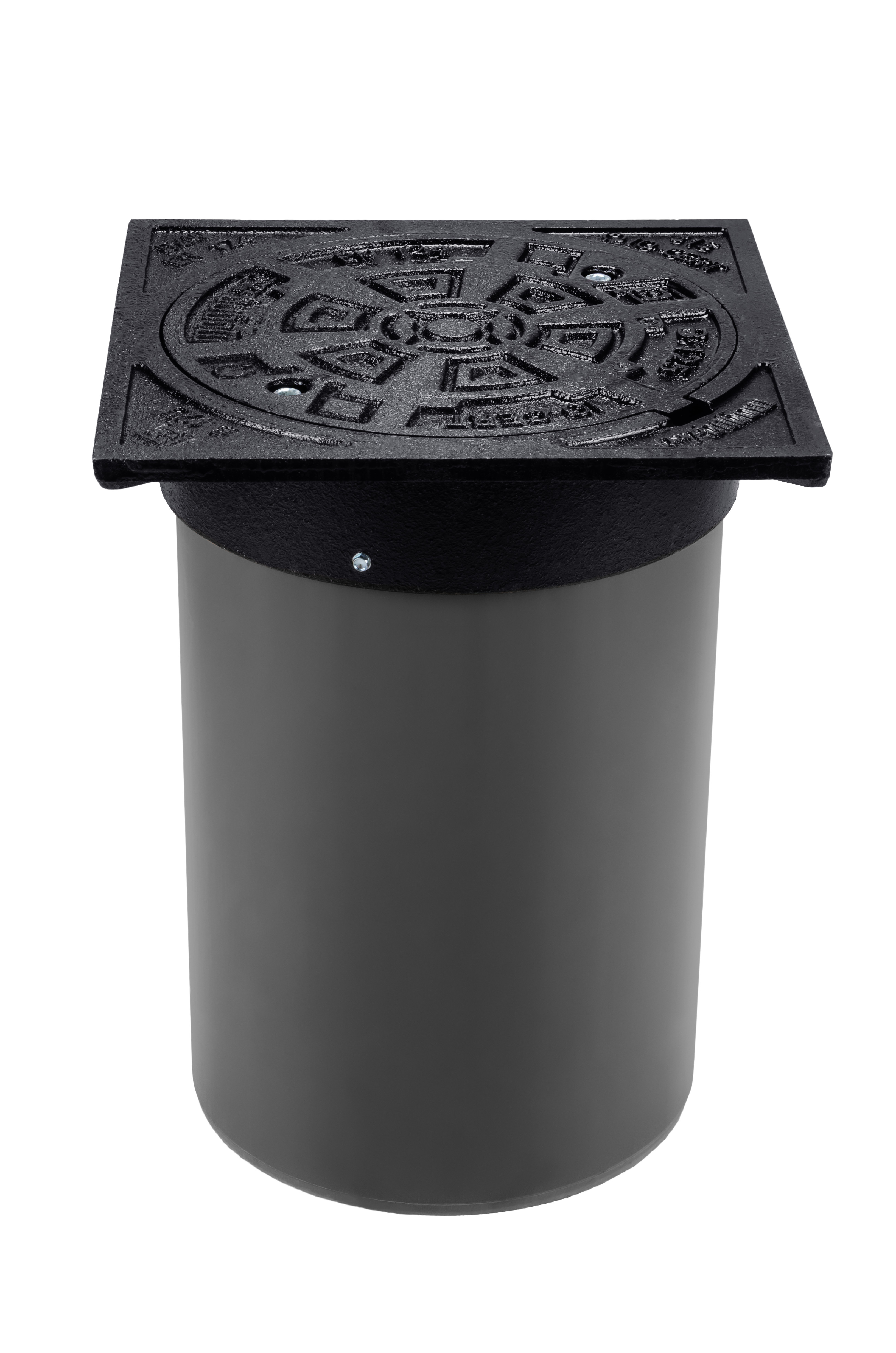 Teleskop B125 - 12,5t z pokrywą pełną w komplecie: pokrywa żeliwna, rura teleskopowa do systemów RWK 315, RWG 400, RWK 425  | MAGNAPLAST B125 - 12,5t 666400