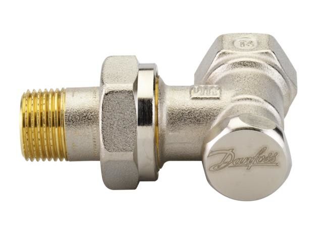 Zawór odcinający kątowy DANFOSS RLV-S 10 10 bar  | 003L0121