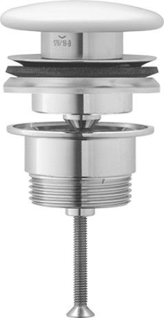 Zawór Push-Open do umywalek z przelewem d65 DURAVIT | 0050790000