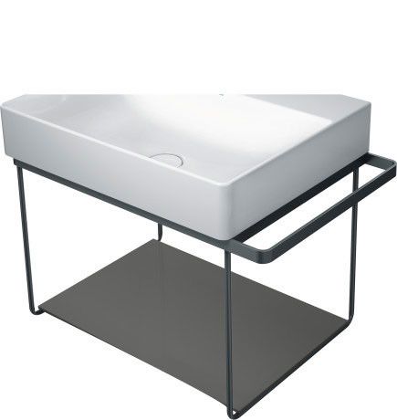 Wkład do stelaży 003101, 003102 szklany 570 x 380 mm szara flanela DURAVIT DuraSquare | 0099648700