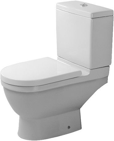 Miska toaletowa ceramiczna DURAVIT Starck 3 stojąca lejowa 37 x 65.5 cm biały alpin  | 0126090000