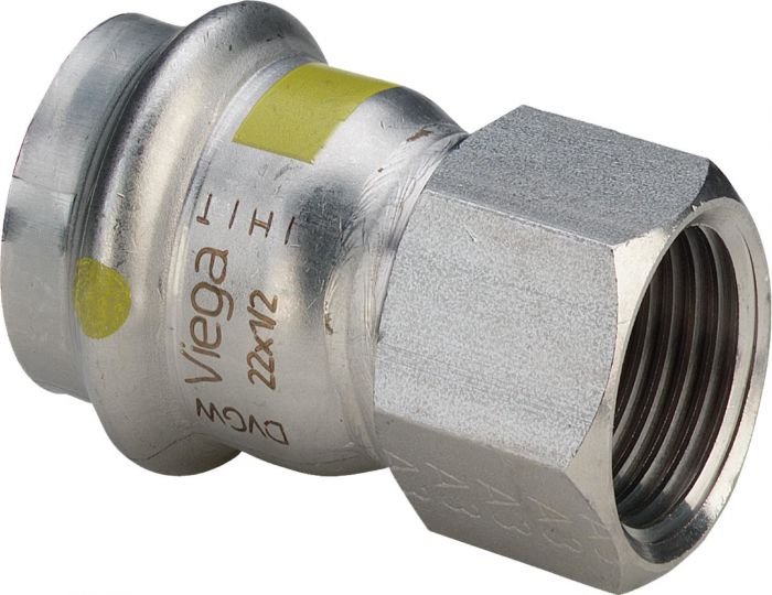Złączka ze stali 18 mm GW Sanpress Inox 0212 GAZ
