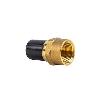 Adaptor PN 10 dla gazu, PN 16 dla wody PE/mosiądz 63 x GW 2" WEBA  | 0250006308