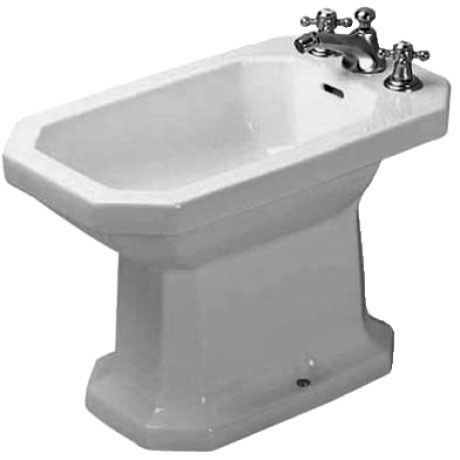 Bidet ceramiczny DURAVIT 1930 stojący 35.5 x 60 cm biały alpin | 0267100000
