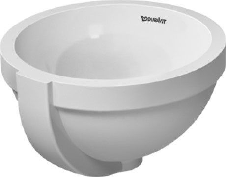Umywalka ceramiczna DURAVIT Architec podblatowa okrągły z przelewem 320 x 320 x 190 mm biały alpin | 0319270000