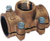 Obejma remontowo-naprawcza do Cu dwudzielna MB 22 mm x 1/2" GW