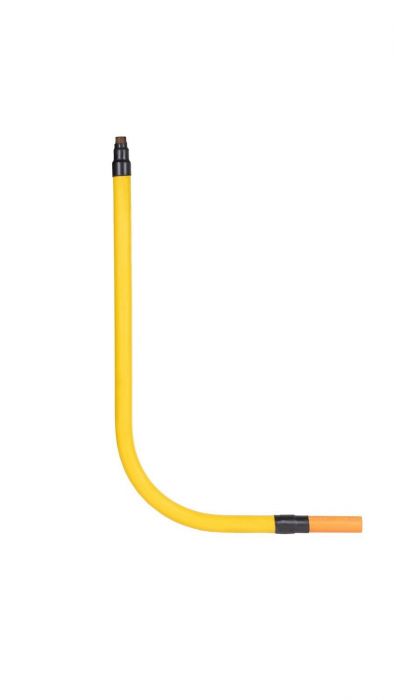 Przyłącze gazu krótkie, gięte z gwintem stalowe 40 x 1 1/2" 500 x 1500 mm WEBA | 0510005018