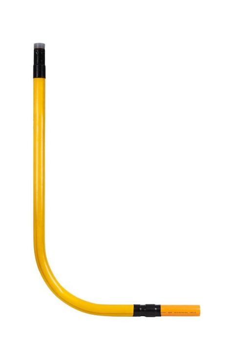 Przyłącze gazu krótkie, preizolowane gięte z gwintem stalowe 63 x 5/4" 500 x 1500 mm WEBA | 0510006361