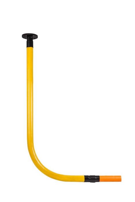 Przyłącze gazu krótkie, preizolowane gięte z kołnierzem stalowe 63 x DN 50 500 x 1500 mm WEBA | 0510006363