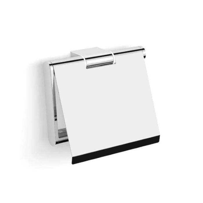 Uchwyt do papieru toaletowego montaż ścienny z osłonką, ruchomy STELLAFORME SOUL z metalu 135 x 40 x 120 mm chrom  | 06440