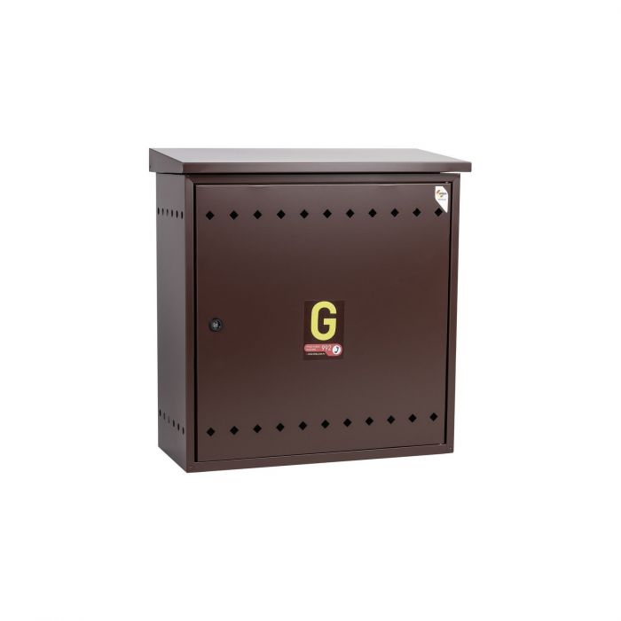 Skrzynka gazowa metalowa brąz 600 "x"x 600 "x"x 250 mm WEBA | 0625060012