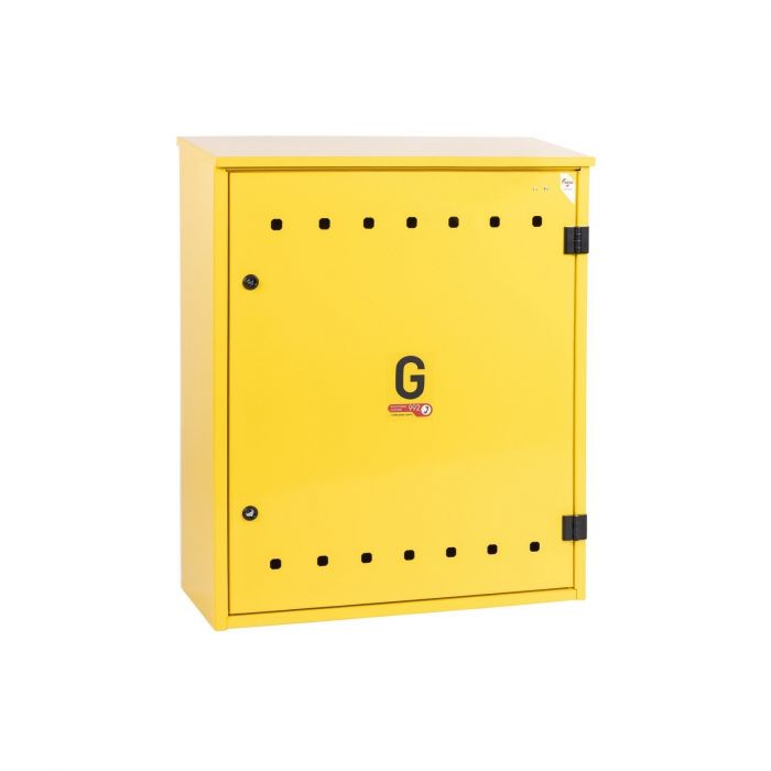 Skrzynka gazowa metalowa żółta 700 "x"x 850 "x"x 250 mm WEBA | 0625070211