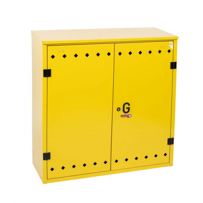 Skrzynka gazowa metalowa żółta 1000 "x"x 1000 "x"x 400 mm WEBA | 0625100041