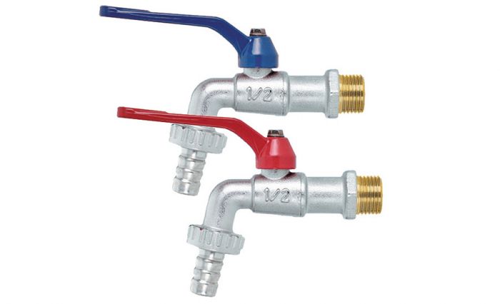 Zawór czerpalny z rączką z końcówką na wąż GARDEN GP 2110 3/4" - 1" GZ PN 15