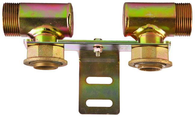 Monozłącze pod gazomierz G10/G16 w poziomie GZ 2" x GZ 2" 280 mm WEBA | 0820001601