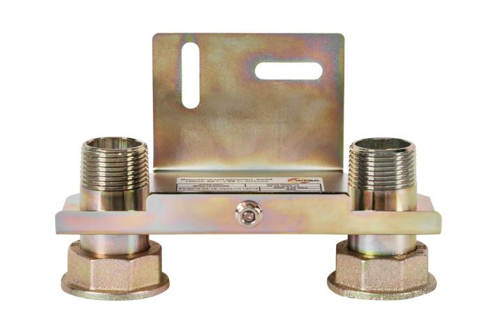 Monozłącze pod gazomierz G4/G6 w pionie, rozstaw 130 mm GZ 1" x GZ 3/4" WEBA | 0820000425