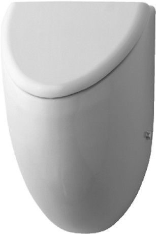 Pisuar ceramiczny DURAVIT Fizz do wykorzystania z pokrywą biały alpin | 0823350007