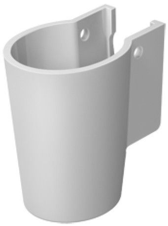 Półpostument ceramiczny do umywalek 190 x 280 mm DURAVIT Starck 2 | 0858350000