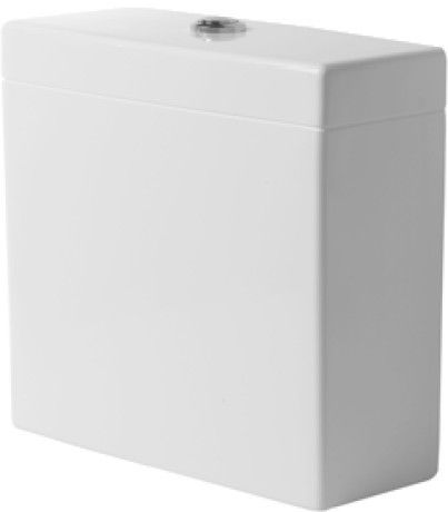 Spłuczka ceramiczna z powłoką WonderGliss DURAVIT Vero 38 x 16 cm biały alpin | 09091000051