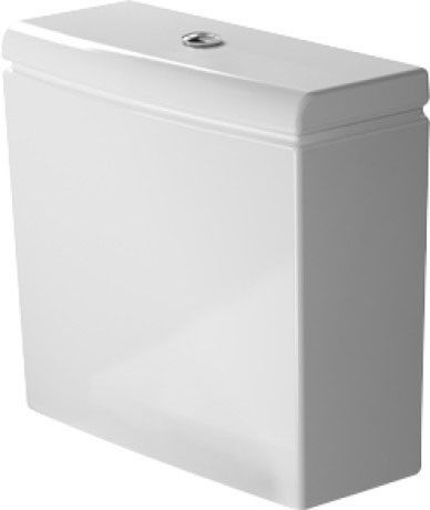 Spłuczka WC ceramiczna DURAVIT P3 Comforts 41 x 17 cm biały alpin | 0937000005