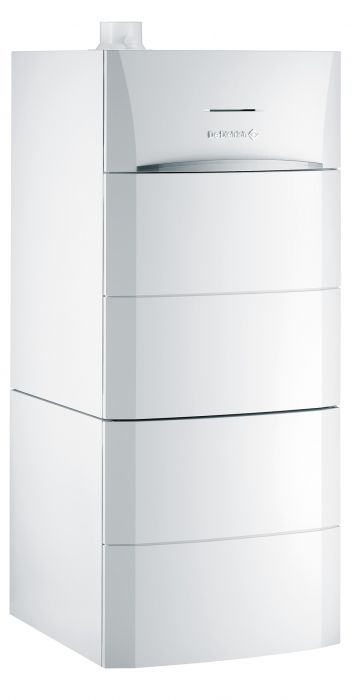 Kocioł gazowy kondensacyjny 1-funkcyjny stojący 25.5 kW DE DIETRICH Modulens G AGC 25/V 100 HL z podgrzewaczem c.w.u. 100 HL umieszczanym pod kotłem | 100018109