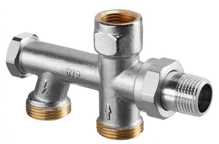 Rozdzielacz dwururowy OVENTROP Duo GZ 3/4" | 1013361