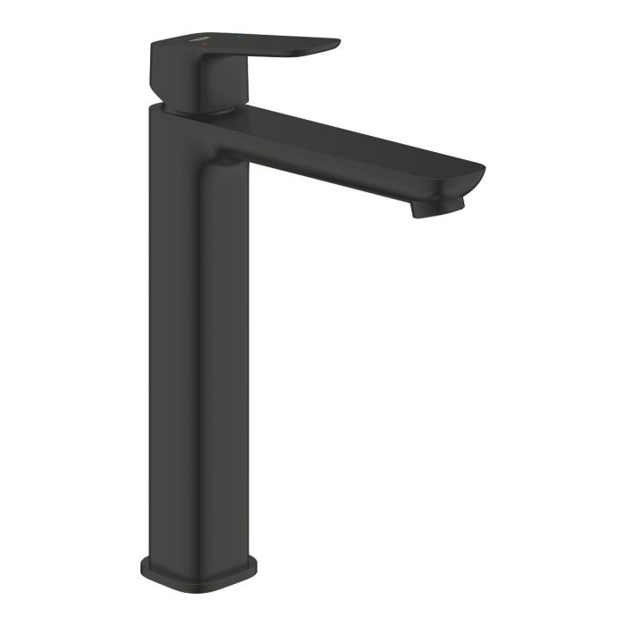 GROHE Cubeo bateria umywalkowa rozmiar XL montaż jednootworowy matte black bez zestawu odpływowego