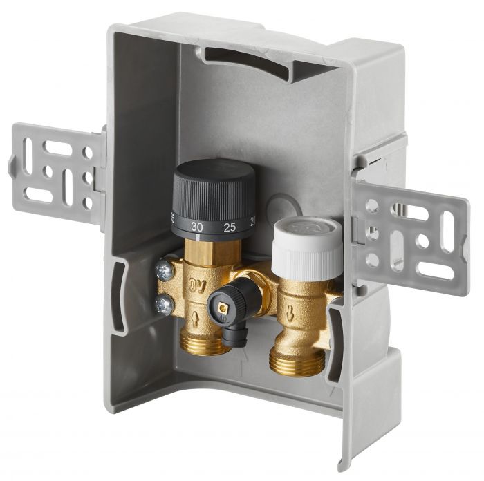 Regulator temperatury pomieszczenia i ogranicznik temperatury powrotu bez termostatu i maskownicy OVENTROP Unibox T-RTL vario | 1022734