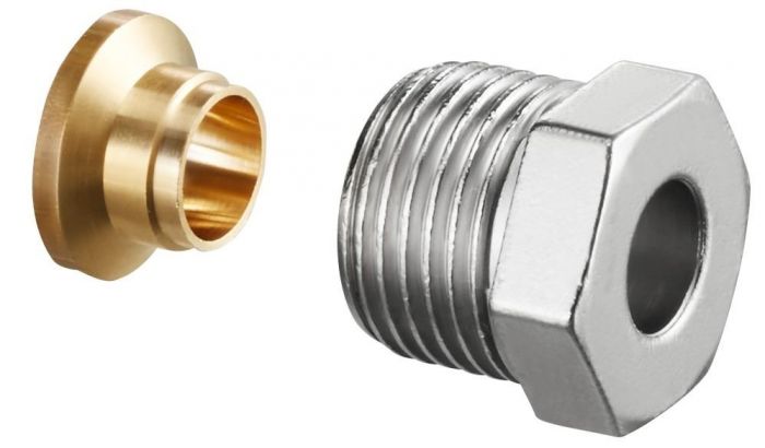 Złączka zaciskowa do rur miedzianych OVENTROP Ofix CEP 3/8" x 12 mm | 1027152