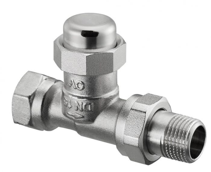 Zawór powrotny prosty Combi mosiądz niklowany DN 15 1/2" PN 10