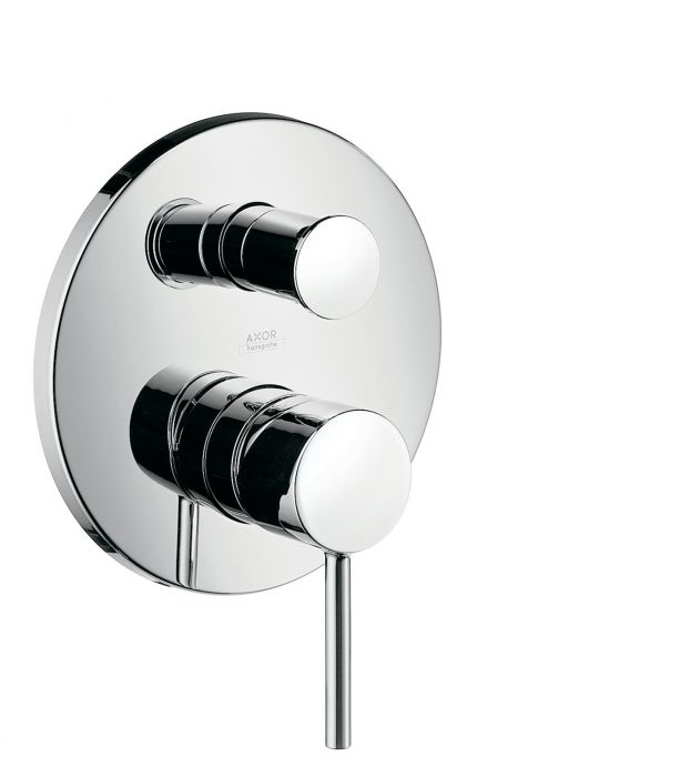 Bateria wannowa ścienna podtynkowa HANSGROHE Axor Starck 1-uchwytowa mosiężna chrom | 10416000