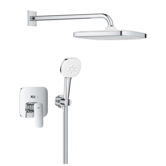 Podtynkowy zestaw prysznicowy z deszczownicą Tempesta 250 GROHE Cubeo chrom element podtynkowy zamawiany osobno | 1053360000