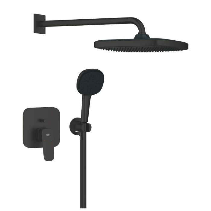 GROHE Cubeo podtynkowy zestaw prysznicowy z deszczownicą Tempesta 250 matte black