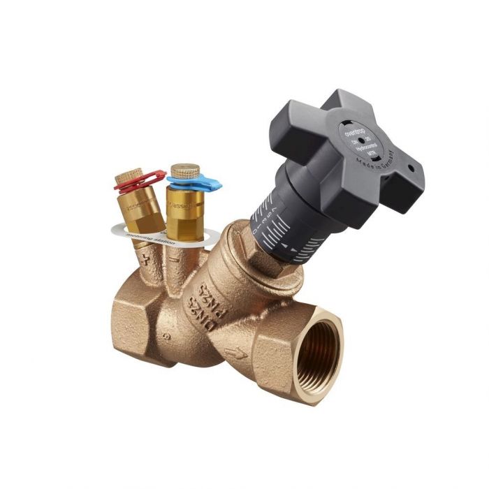 Zawór równoważący Hydrocontrol MTR brąz DN 20 3/4" GW ze zintegrowaną kryzą