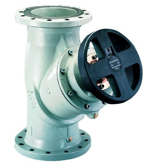 Zawór równoważący obustronnie kołnierze Hydrocontrol VFC DN 200 technika pomiarowa "classic" z zestawem 2 króćców pomiarowych G 1/4" PN 16 Kvs 814.5