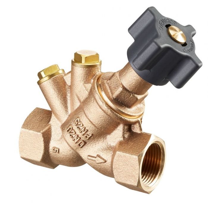 Zawór odcinający Hydrocontrol ATR DN 20 3/4" GW obustronnie nawiercone pod króćce, do techniki pomiarowej "classic" PN 25 Kvs 5