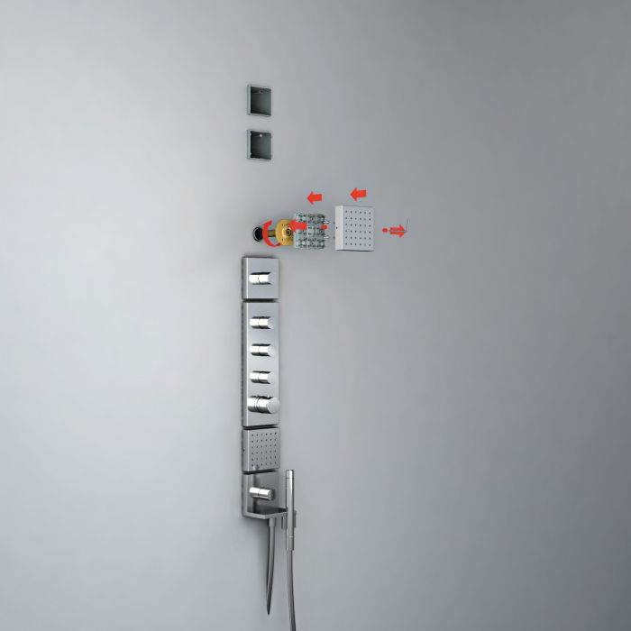 Zawór wannowo-prysznicowy odcinający HANSGROHE Axor ShowerSolutions mosiężny czerwone złoto polerowane | 10972300