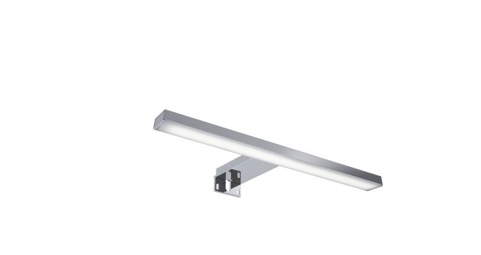 Kinkiet LED do montażu na lustrach i szafkach wiszących z lustrami IP44 280 x 107 x 29 mm czarny barwa naturalna 4000K, zasilanie 230V, 6W ROCA Esther 28 | RE070280017160