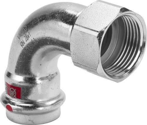 Łuk przejściowy 90° z SC-Contur ze stali niestopowej ocynk z wielokątem 28 mm x 1" GW Prestabo 1114.5