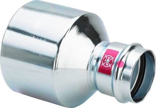 Złączka redukcyjna z SC-Contur ze stali ocynk końcówka wsuwana 76,1 x 35 mm Prestabo 1115.1XL