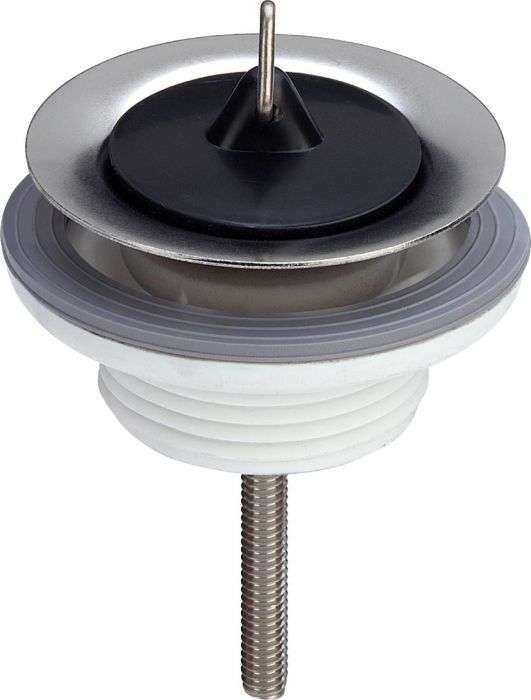 Sitko umywalkowe odpływowe VIEGA 5121K z korkiem 1 1/4" białe | 111847