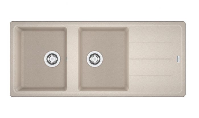 Zlewozmywak 2-komorowy z ociekaczem FRANKE Basis BFG 621-116 1160 x 200 x 500 mm | 1140676259
