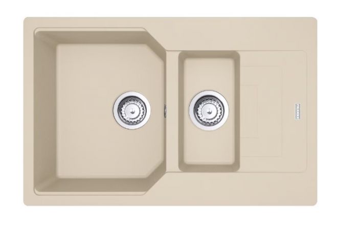 Zlewozmywak 2-komorowy z ociekaczem FRANKE Urban UBG 651-78 780 x 220 mm | 1140687295
