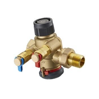 Zawór regulacyjny Cocon QTZ DN 32 1 1/4" GW z zaworkami pomiarowymi 600-4800 l/h PN25