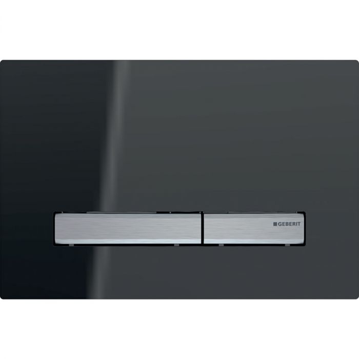 Przycisk uruchamiający GEBERIT Sigma50 prostokątny przedni szkło lava 246 x 164 x 14 mm | 115788JK2
