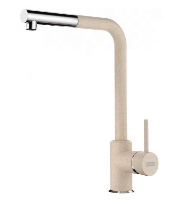 Bateria zlewozmywakowa Pull-out FRANKE Sirius Side chrom/beżowa z wyciąganą wylewką tupu L  | 1150668383
