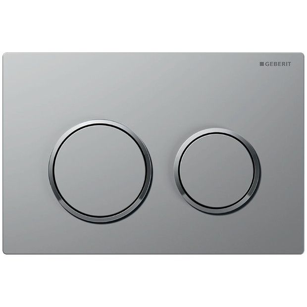 Przycisk uruchamiający GEBERIT Kappa21 przedni/górny do spłuczek UP200 chrom matowy/chrom błyszczący/chrom matowy 212 x 142 x 14 mm | 115240KN1