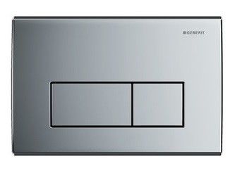 Przycisk uruchamiający GEBERIT Kappa20 przedni/górny do spłuczek UP200 chrom błyszczący 213 x 142 x 16 mm | 115260211