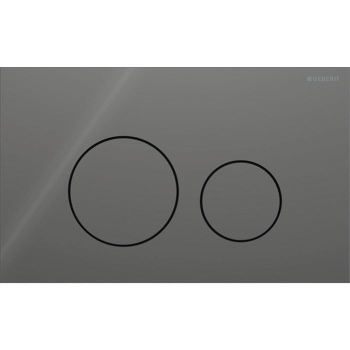 Przycisk uruchamiający GEBERIT Sigma40 okrąkły szkło lava 246 x 152 x 6 mm | 115628JK1